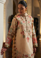 Elan Luxury Embroidered Lawn 3 Piece Unstitched Suit EL25LL ZAHARA EL25-07 B
